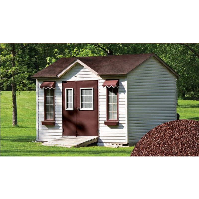 Rouleau de bardeau bitumé shingle 10 m² (10 x 1 m) - Rouge - 2