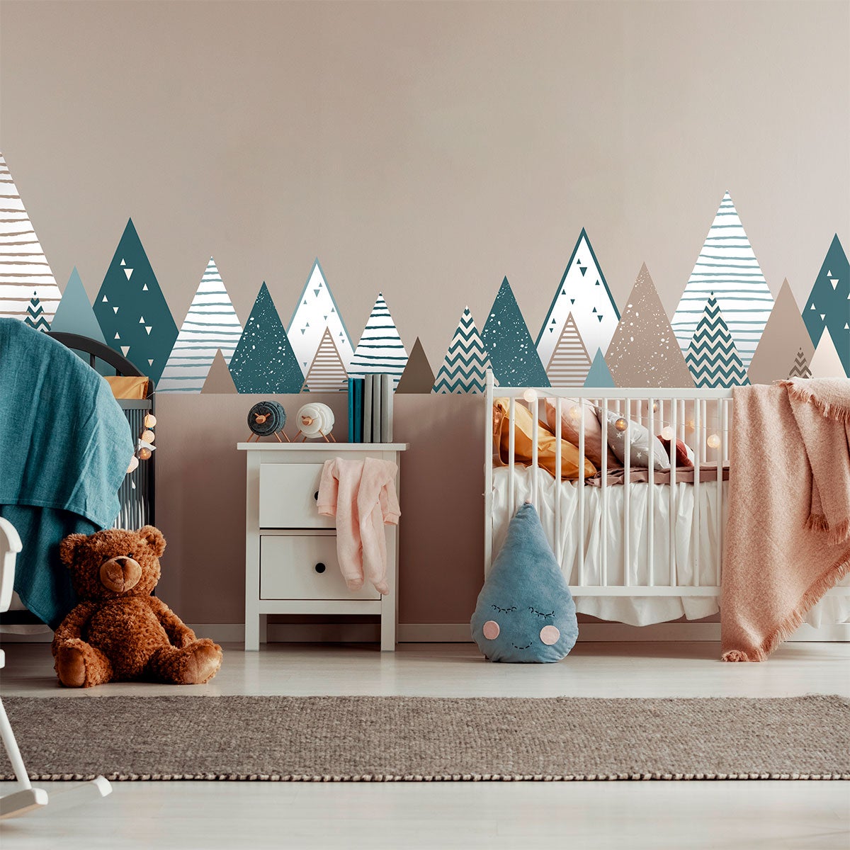 Adesivo bambino di montagna scandinavo irinka - Sticker adesivo - adesivi murali - 50x85cm - 5