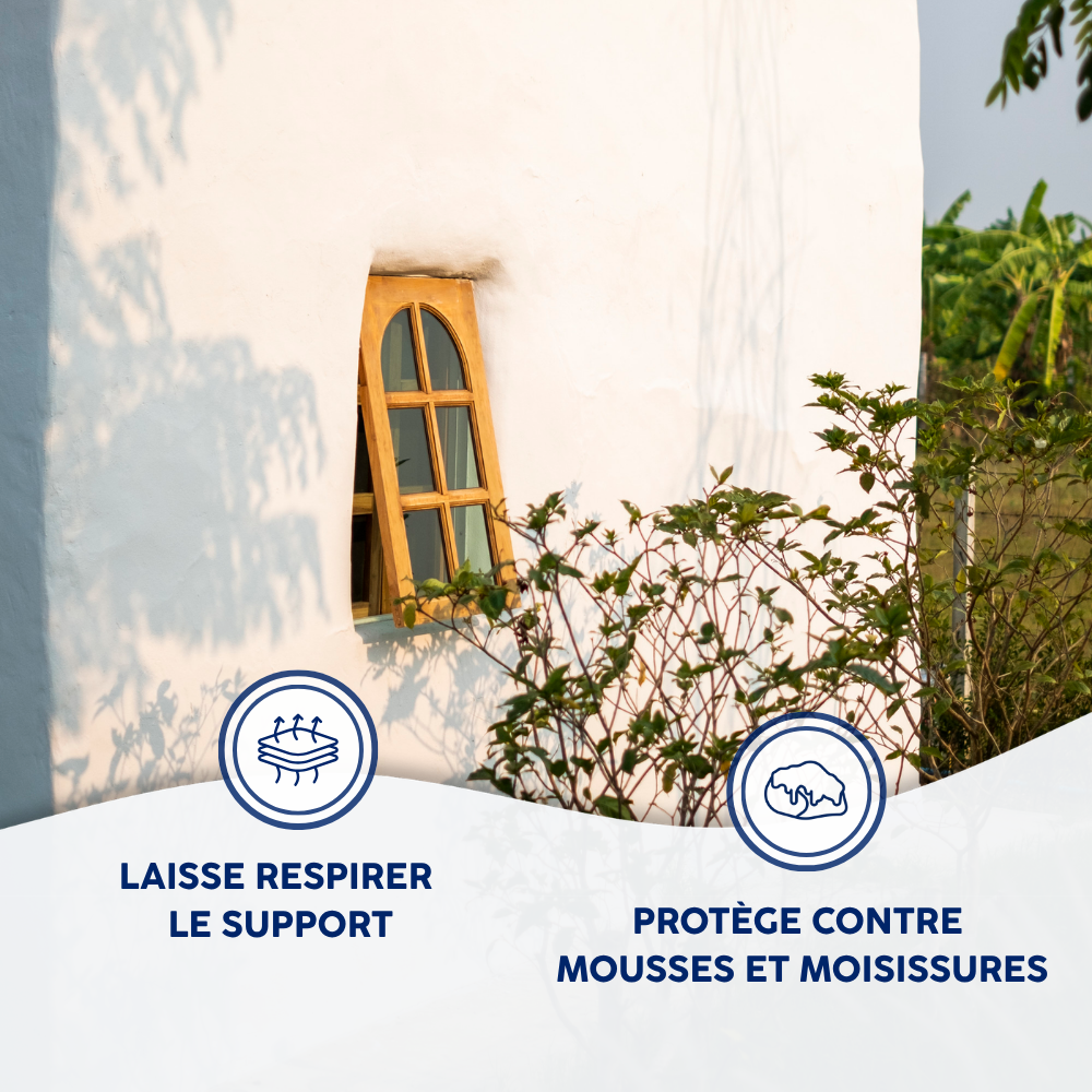 Peinture étanche & élastique pour protection façade Tonnelet de 10 Kg Blanc - ETANC10 - MATPRO - 7