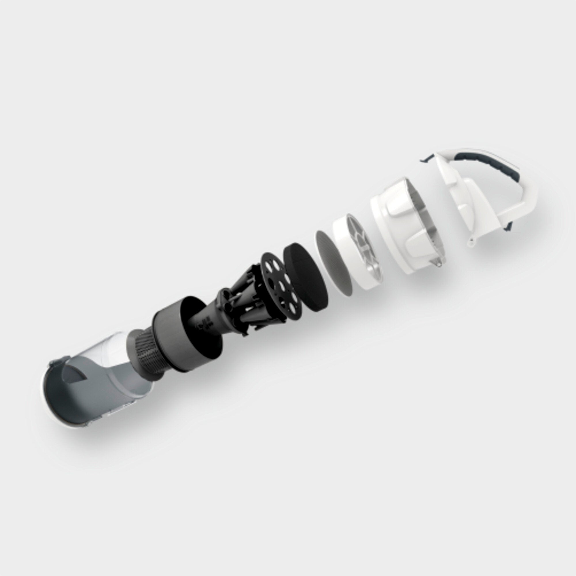 Aspirateur traineau sans sac Karcher VC 3, technologie multicyclonique - 2