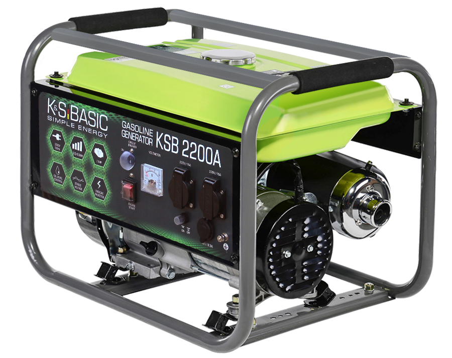 Groupe électrogène à essence KSB 2200A Puissance maximale 2.2 kW - 8
