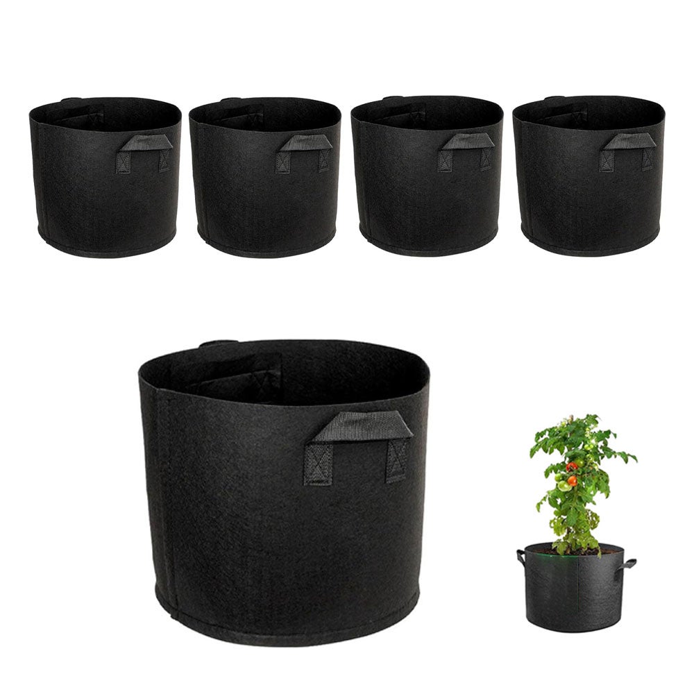 Zestaw 10-litrowych sadzarek do ziemniaków – 5 elementów – donice balkonowe i doniczkowe