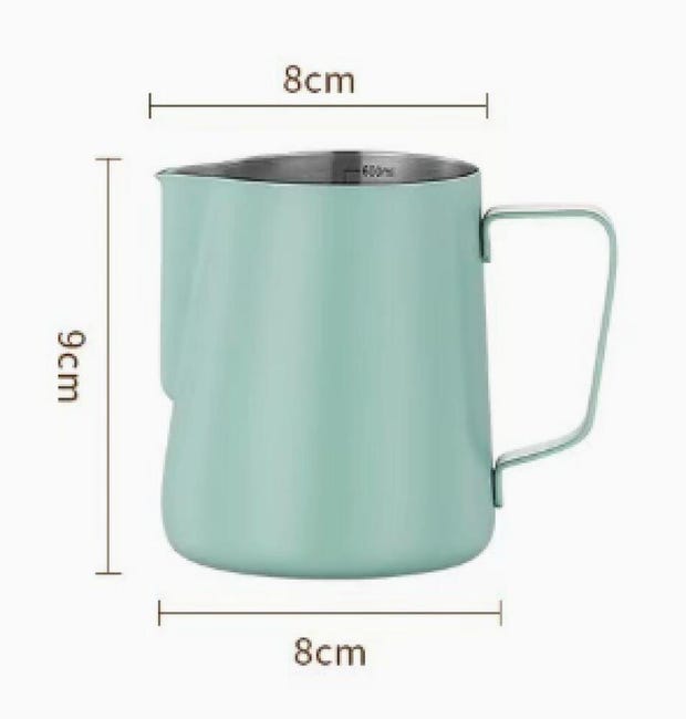 Pot à Lait en Acier Inoxydable - Capacité 350-500-700 ML - Pour Café et Pot à Lait en Acier Inoxydable - Capacité 350-500-700 ML - Pour Café et