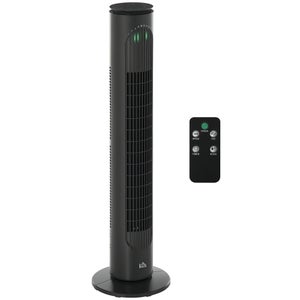 Ventilateur Colonne Energysilence 9090 Skyline - 45W, 76 Cm, 3 Vitesses, Télécommande