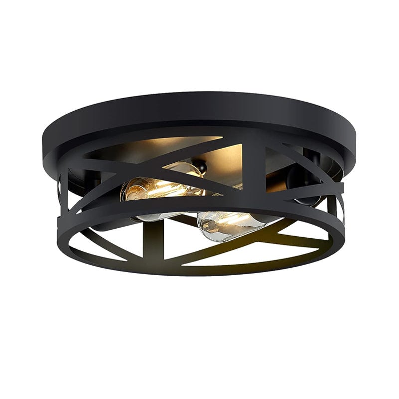 Przemysłowa wpuszczana 2-punktowa oprawa sufitowa, 1600 lumenów z możliwością ściemniania, 110 V, zawiera trzonek E26.