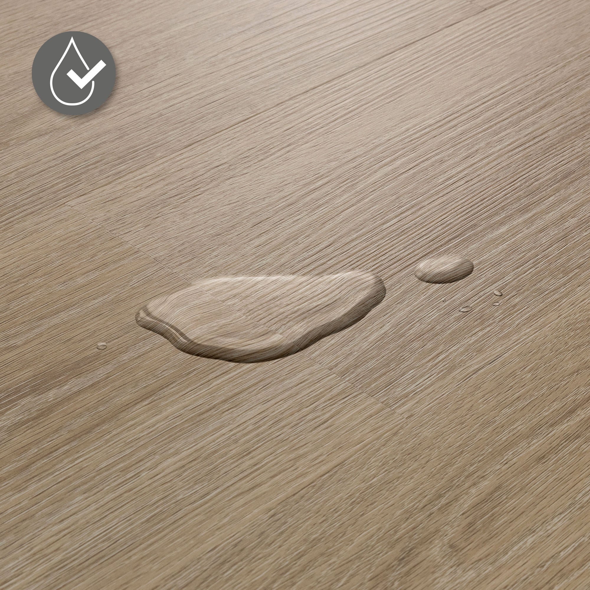 Revêtement de sol clipsable en vinyle 122cm x 18cm x 4,2mm 3,08m²/14 planches chêne marron golden hour imitation parquet pvc étanche classe charge 34 - 9