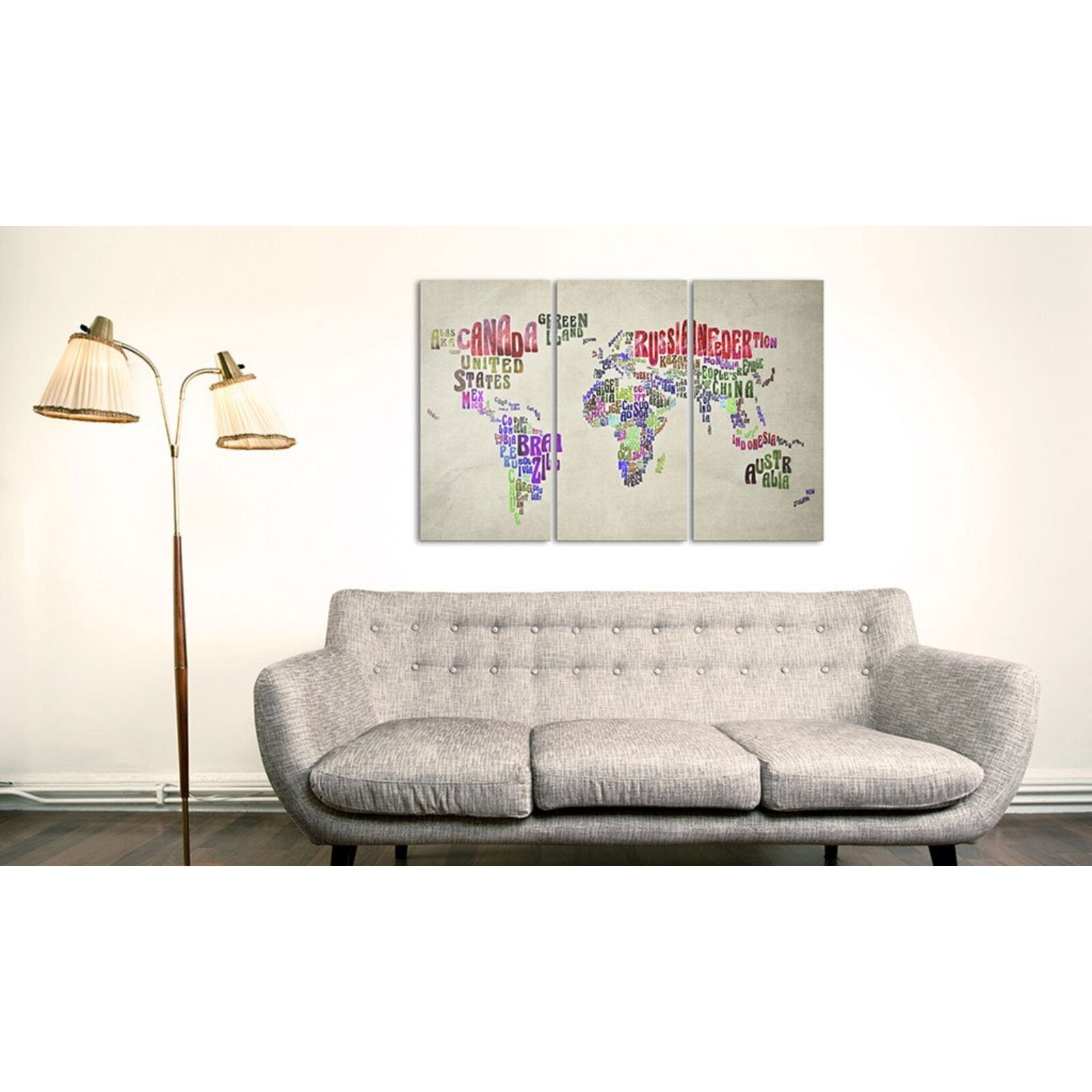 Tableau paie colores - 90 x 60 cm - 2