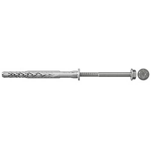 Fischer Tasselli Prolungati SXRL 10x100 FUS con Vite Testa Esagonale Acciaio Inossidabile A4 Torx, per Installazioni Passanti su Calcestruzzo, Mattone