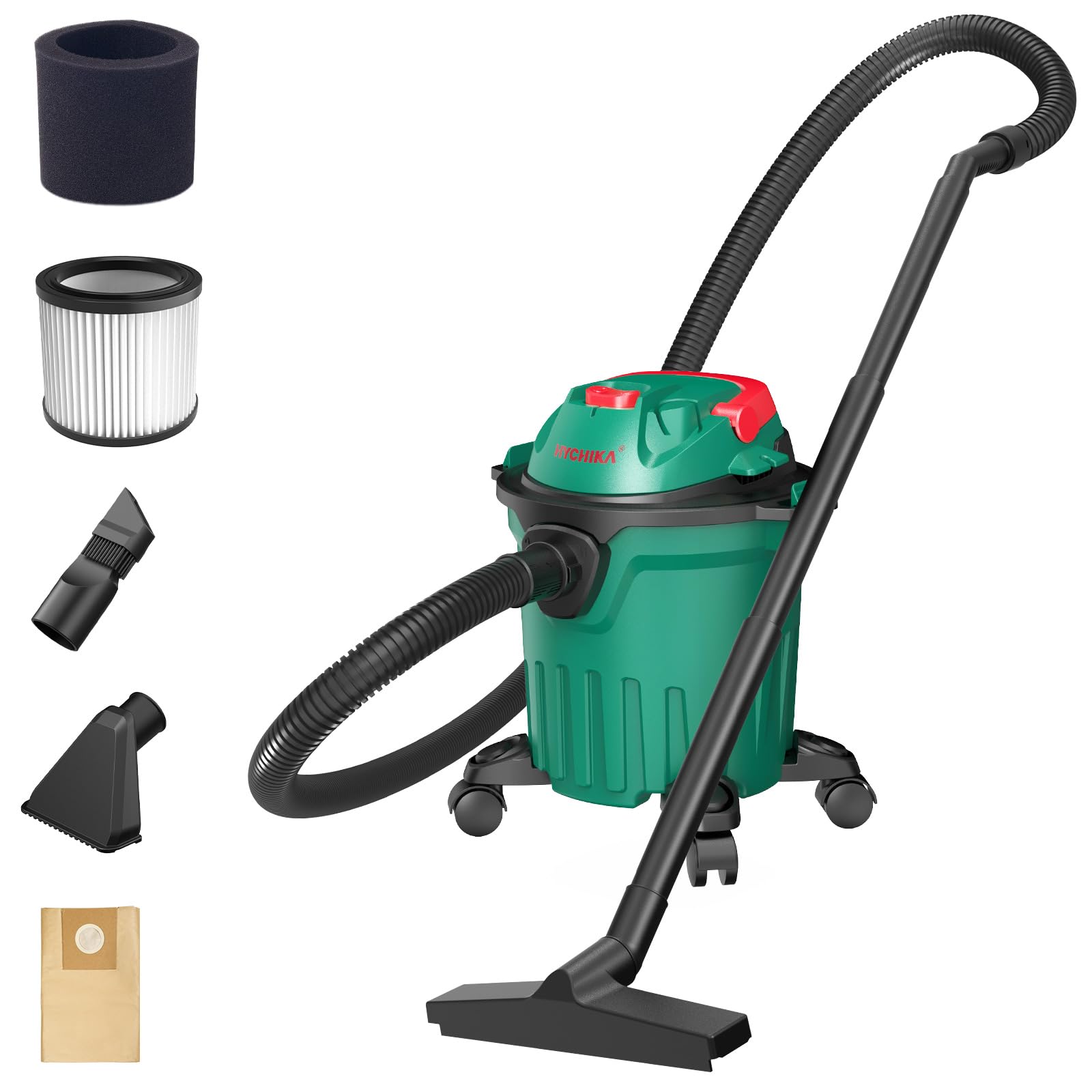 HYCHIKA 1000W Aspiratore Solidi Liquidi, 3 in 1 Aspirapolvere, Capacit Vano Raccolta 12L, Aspiratori per Umido e Secco con filtro lavabile | Leroy Merlin HYCHIKA 1000W Aspiratore Solidi Liquidi, 3 in 1 Aspirapolvere, Capacit Vano Raccolta 12L, Aspiratori per Umido e Secco con filtro lavabile | Leroy Merlin