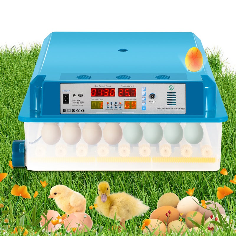 Incubatrice Uova 7 Posti - Digitale LED Per Galline, Anatre, Quaglie