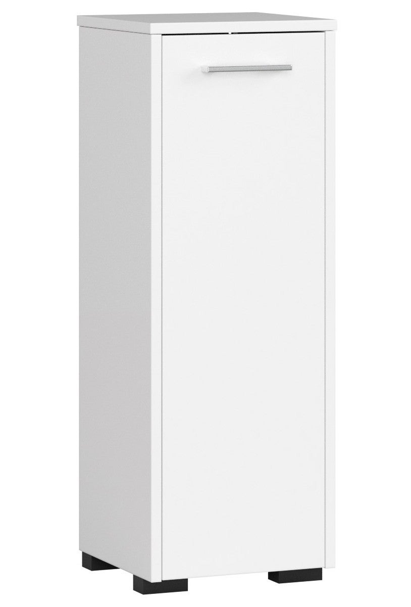 Szafka łazienkowa AKORD FIN Biała 30 cm 1 drzwi kolor Biały mat 2 półki 30x30x82 cm