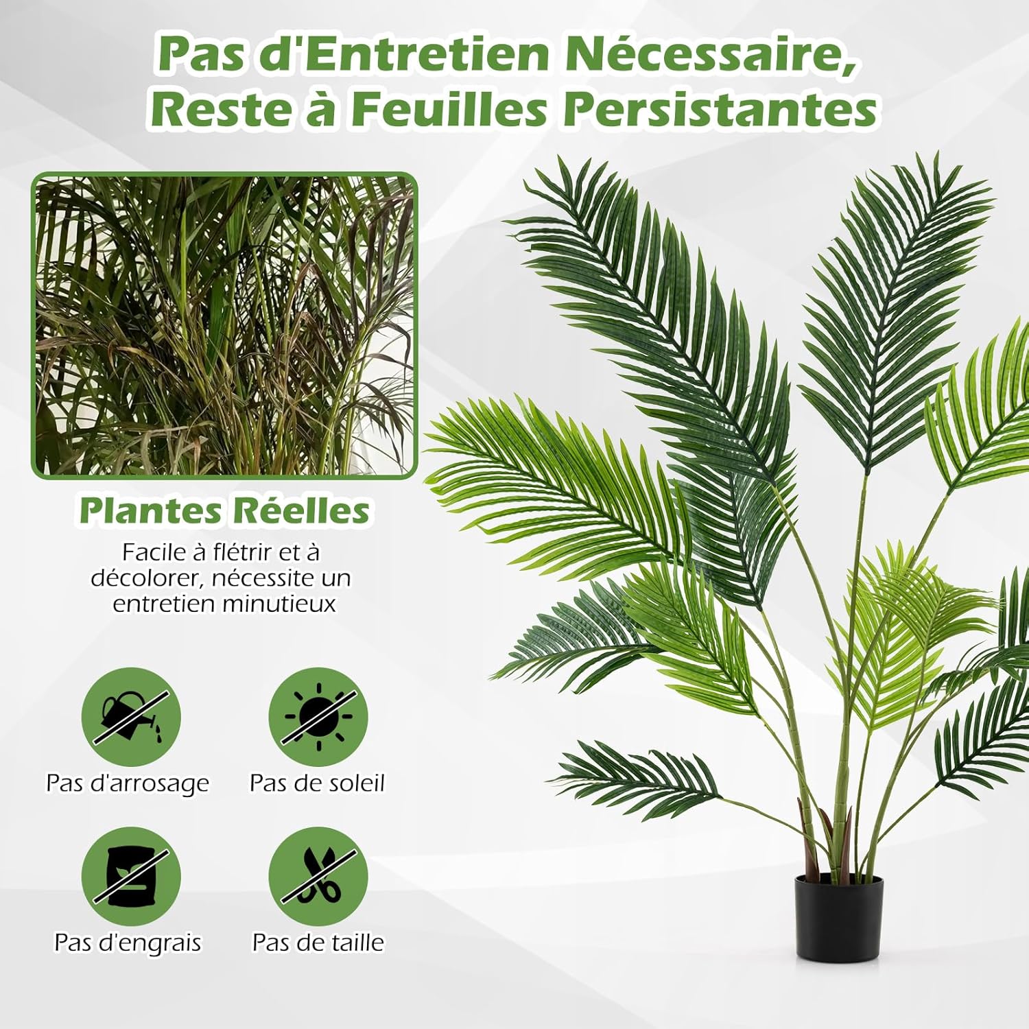 PLANTE DE PIN Artificielle R Aliste D Coration De Mariage Plastique Non