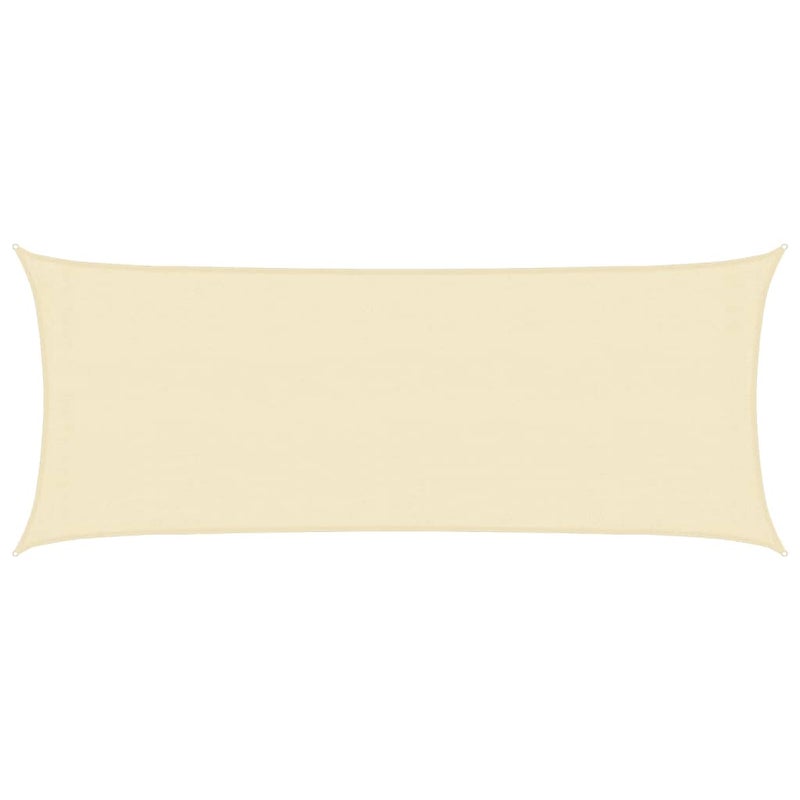 Kremowe płótno żaglowe HDPE 160 g/m2 2x5 m - COMFORTXL