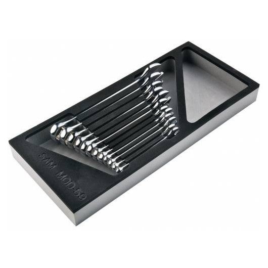 SAM OUTILLAGE - Module Mousse 1/3 De 12 Clés Mixtes 8 A 22 Mm