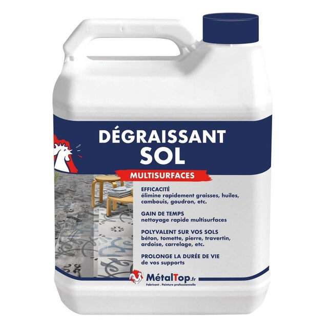 Degraissant Sol - 20 L - Métaltop