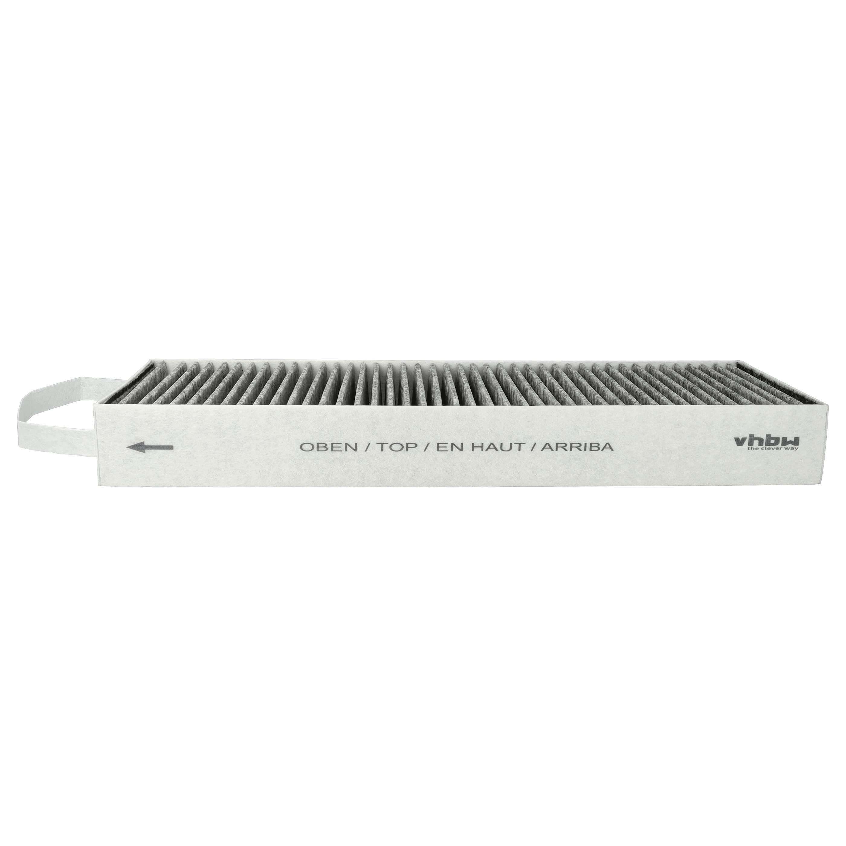 Vhbw 2x Filtri A Carboni Attivi Per Cappe Aspiranti Bora BIU, GP4 - Ricambio BAKFS, 34 X 12,2 X 4,25 Cm, Nero/bianco