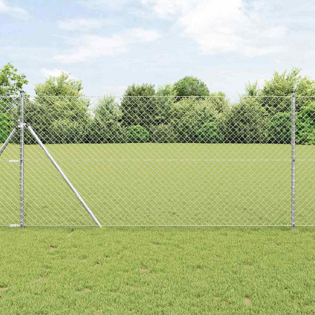 Ogrodzenie spawane do mocowania w gruncie 10 x 1,4 m (S x W) vidaXL