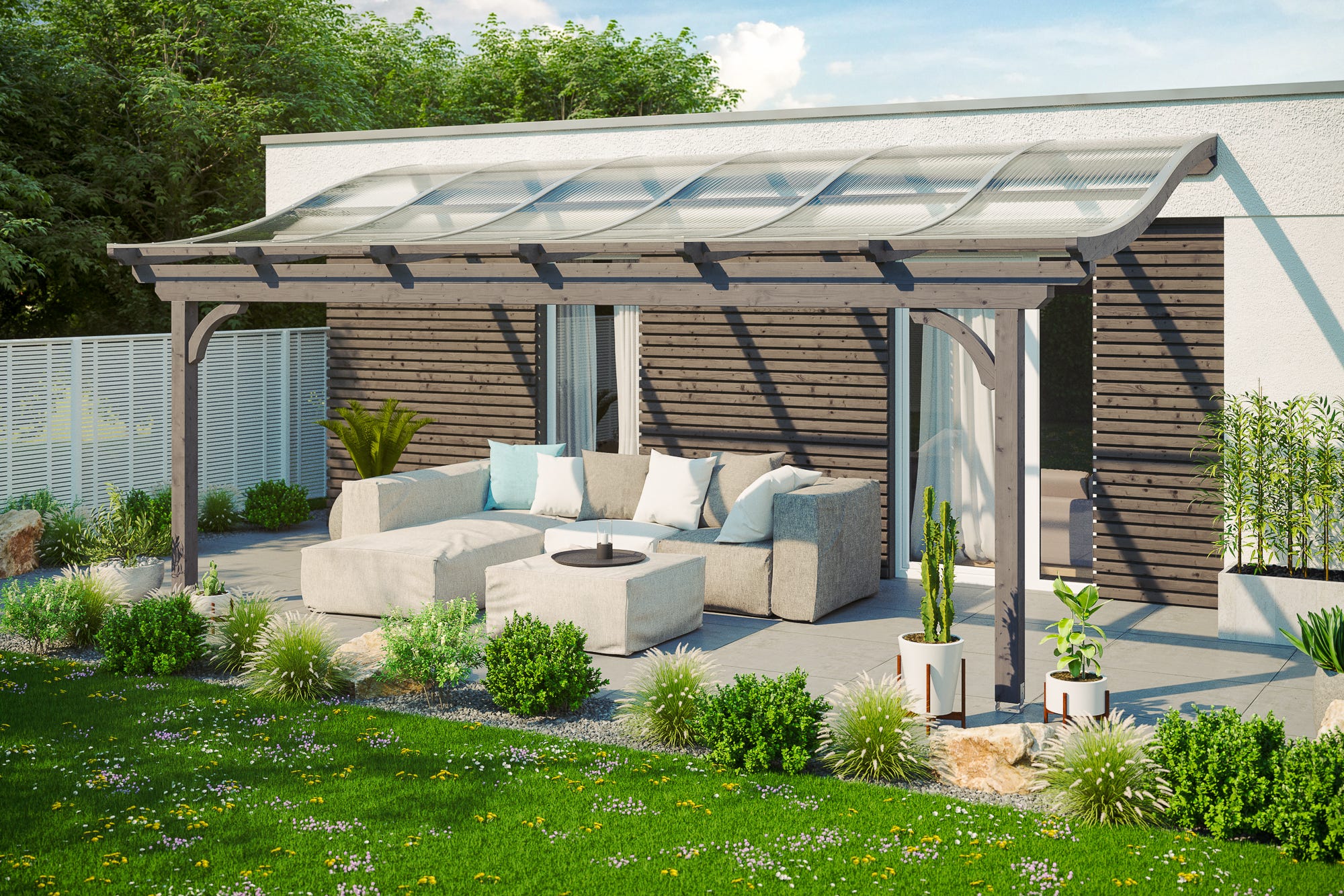 Pergola Adoss e Gris En Bois Lamell Coll 18 72 M Leroy Merlin pergola-adoss-e-gris-en-bois-lamell-coll-18-72-m-leroy-merlin