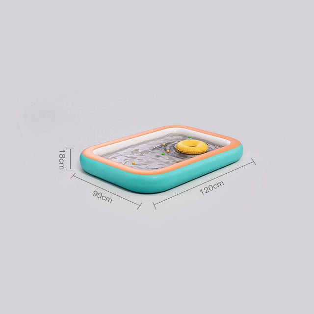 Piscine gonflable, piscine pliable pour enfants, adultes et usage domestique, 1,2 mètre de haut, piscine individuelle.