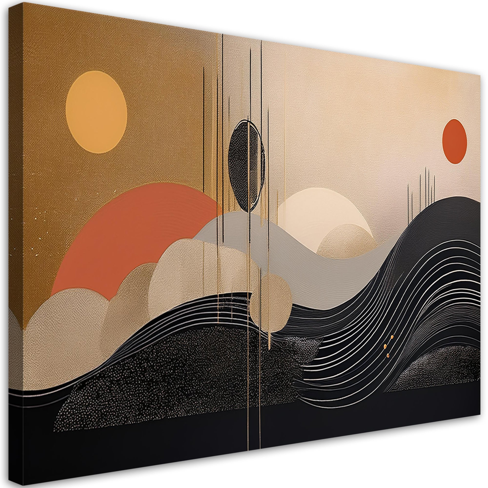 Obraz na płótnie, Koła Linie Geometryczna Abstrakcja 120x80