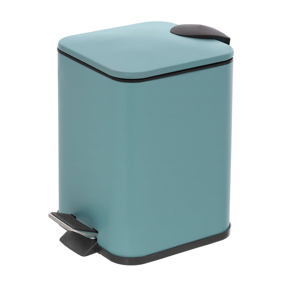 Poubelle De Salle De Bain, 5 Litres, Pédale, Rabattage Automatique