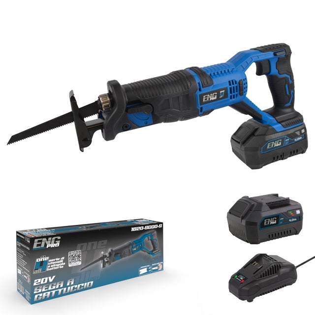 Sega a gattuccio - Linea professionale ONE4ALL 20V - 1 batteria 4.0Ah ENG PRO
