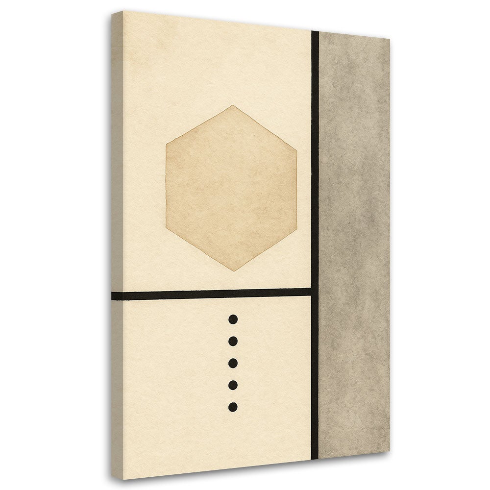Obraz do salonu, Hexagon Minimalizm Geometria 80x120