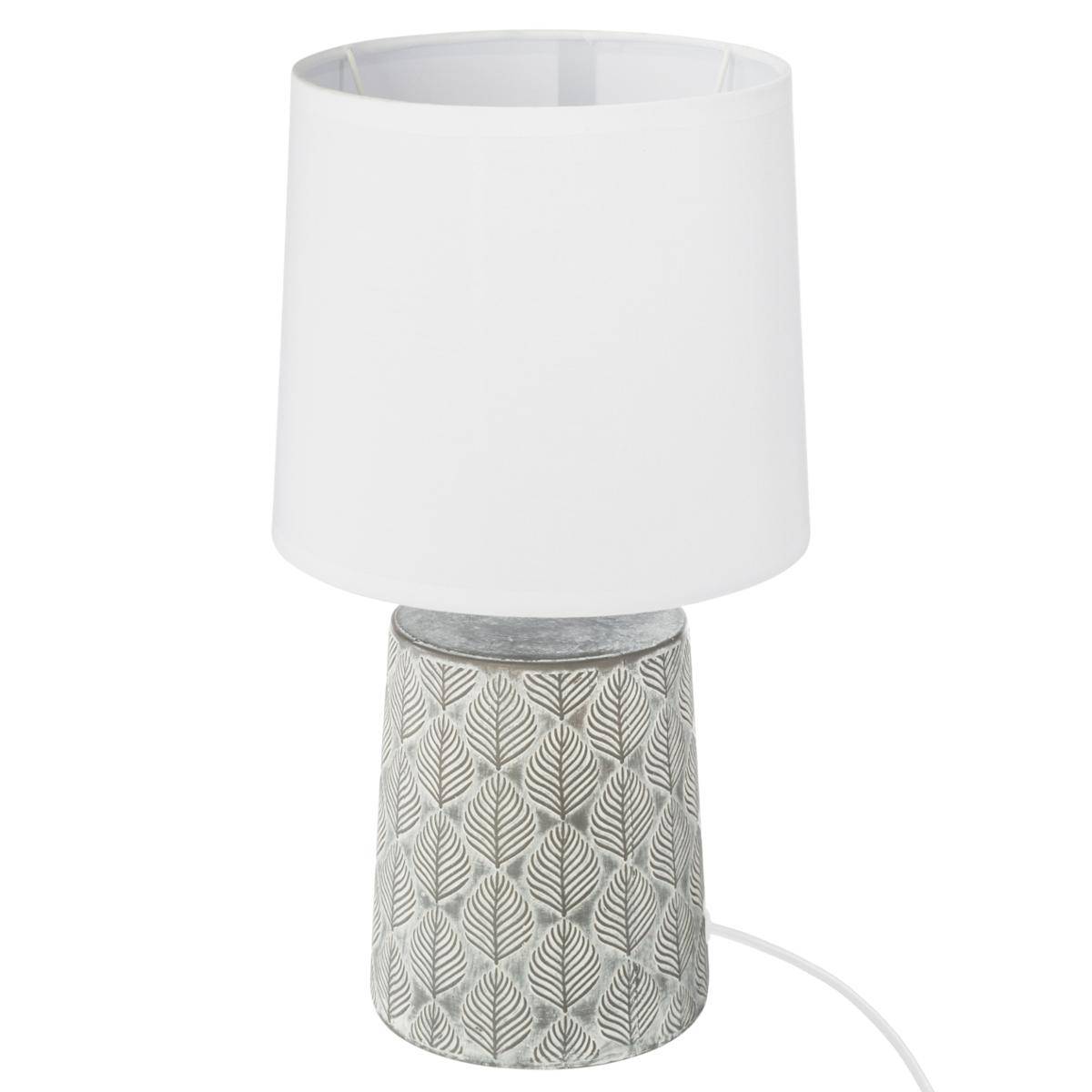 Lampada da tavolo Ravi ceramica ottanio h52 cm Fade