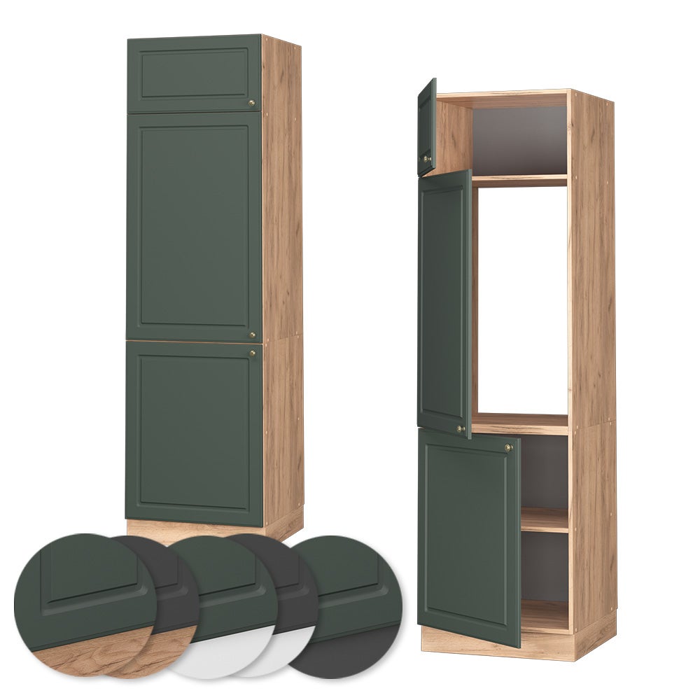 Vicco Armoire pour frigo Fame-Line, Vert Or Campagne, 60cm - 5