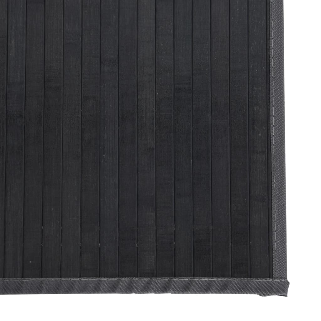 Tapis rectangulaire gris 60x500 bambou - 6