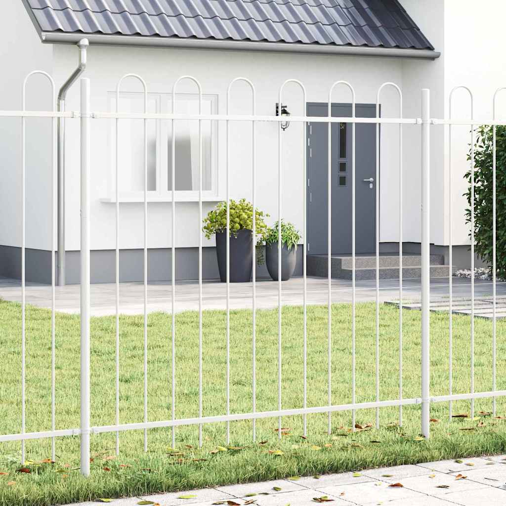 Ogrodzenie Ogrodowe Boxtel Biały 1,7 x 1,5 m vidaXL
