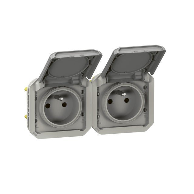 Legrand - Appareillage mural 3x2P+T horizontale Plexo - 069564L