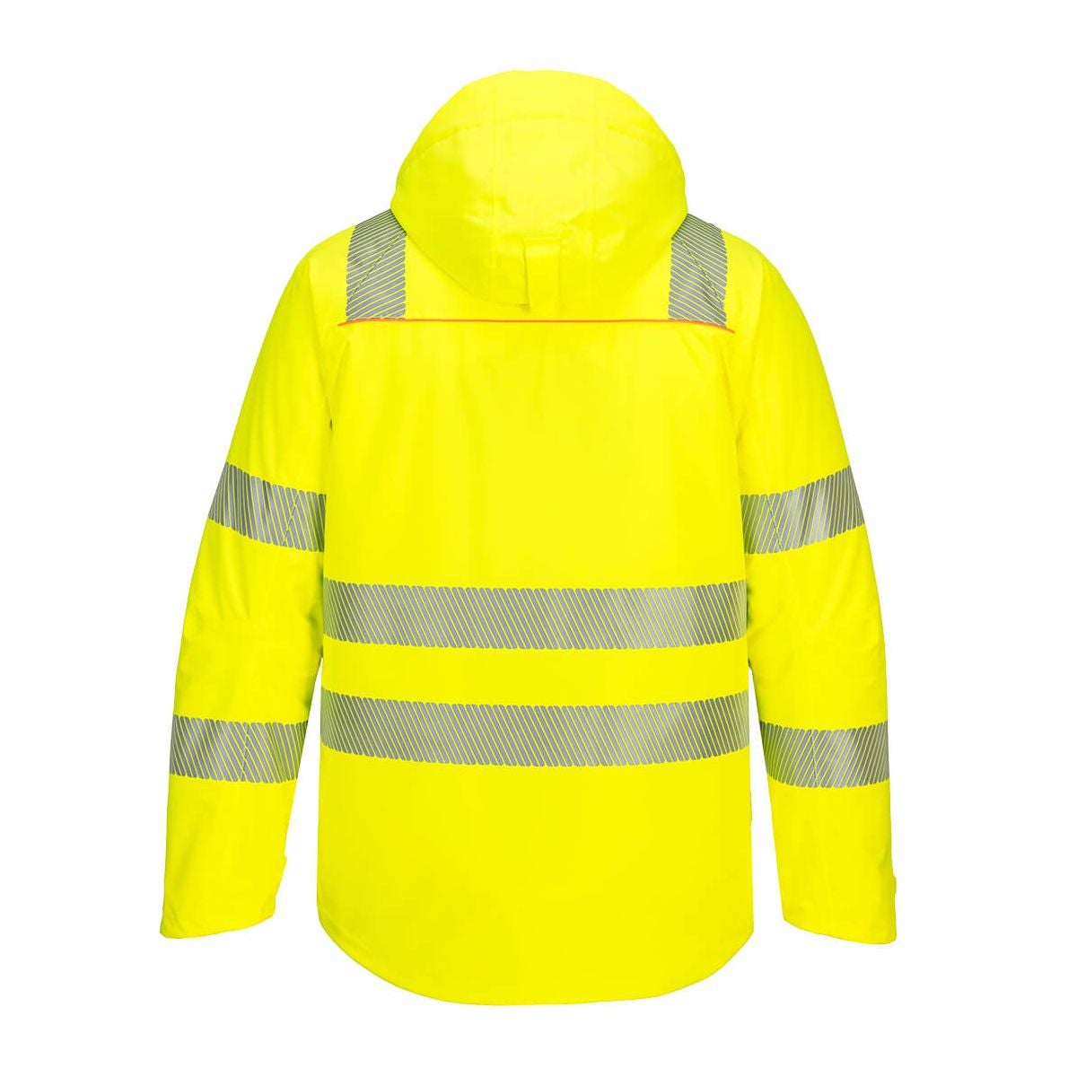 Giacca Da Lavoro TeXXor Alta Visibilità Gialla - Impermeabile E Antivento, Conforme EN471/343, Taglia L - Foto 4