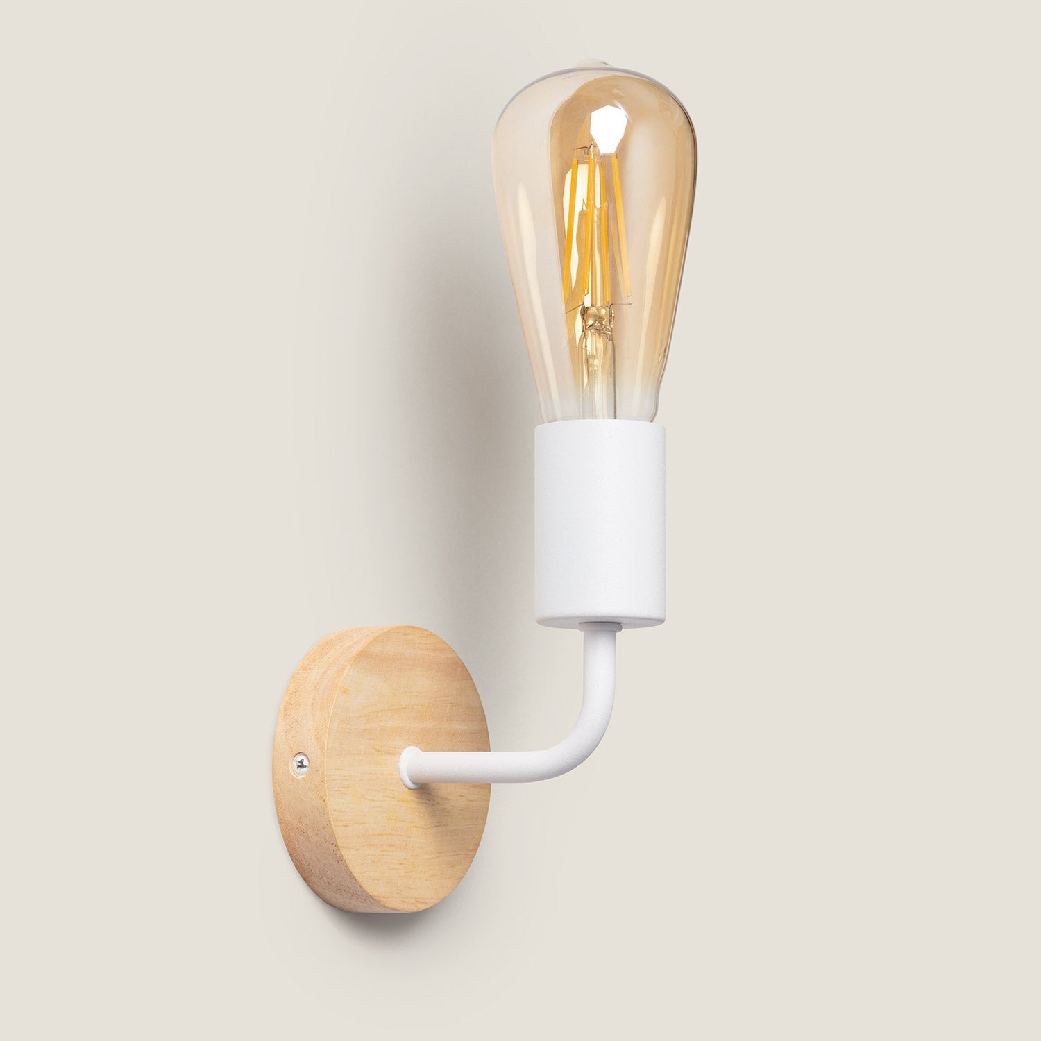 Lampe Murale et Métal Jedali, Blanc, Fer,,Fer,, E27,E27, IP20, 150 mm x 90 mm x 110 mm - 6