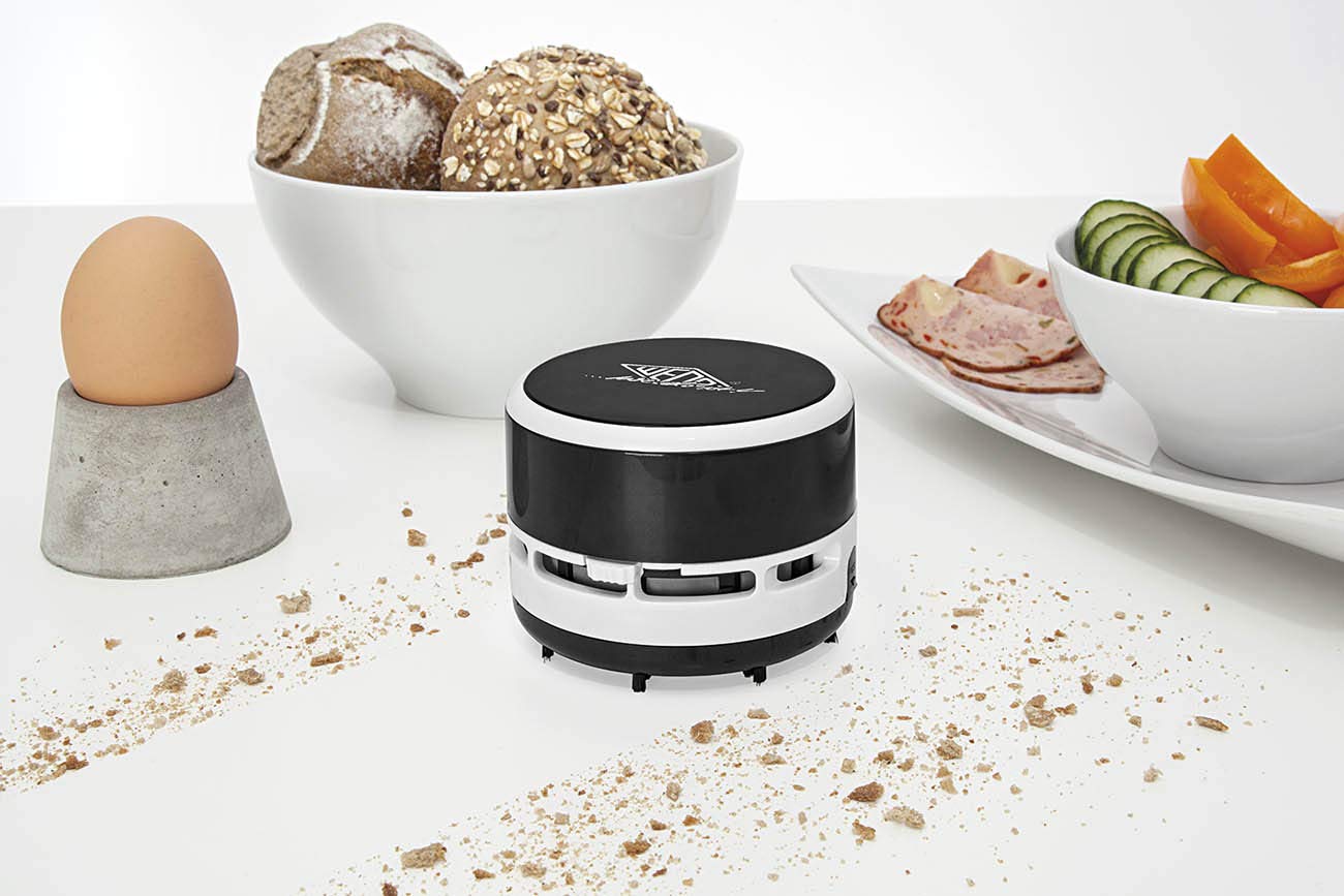 Mini Aspirapolvere Da Tavolo Senza Fili USB - Ricaricabile, 90 Min Autonomia, Ruotabile 360°, Per Tastiera, Scrivania E Auto - Foto 3