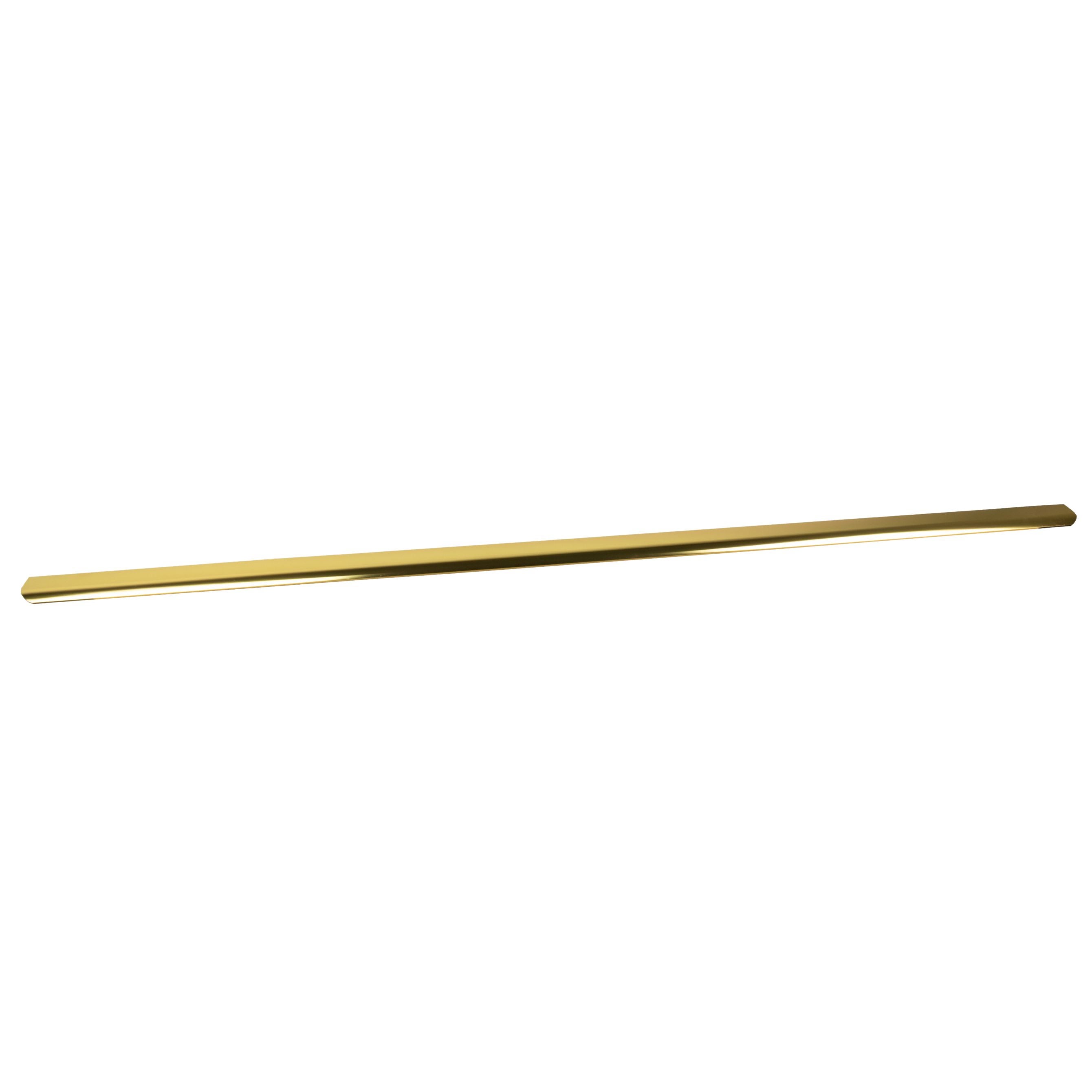 Uchwyt meblowy krawędziowy 1200 mm złoty