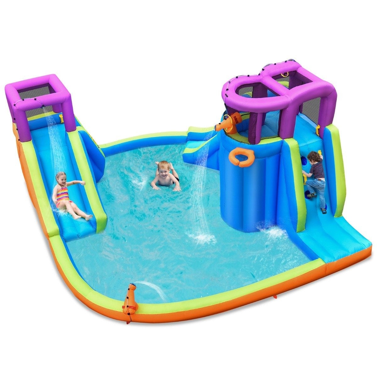 TP Growable Adventurer – Marco De Escalada Metálico Con Tobogán Y Toldo, Altura Ajustable Para Niños De 18 Meses A 3+ Años, Estructura Duradera Para Jardín, Incluye Alfombra De Juego