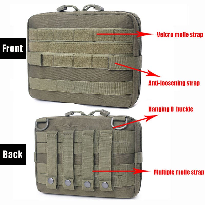 Saco de bolso médico militar EMT tático de emergência para exterior campismo caça acessórios kit multi-ferramentas saco EDC - 4
