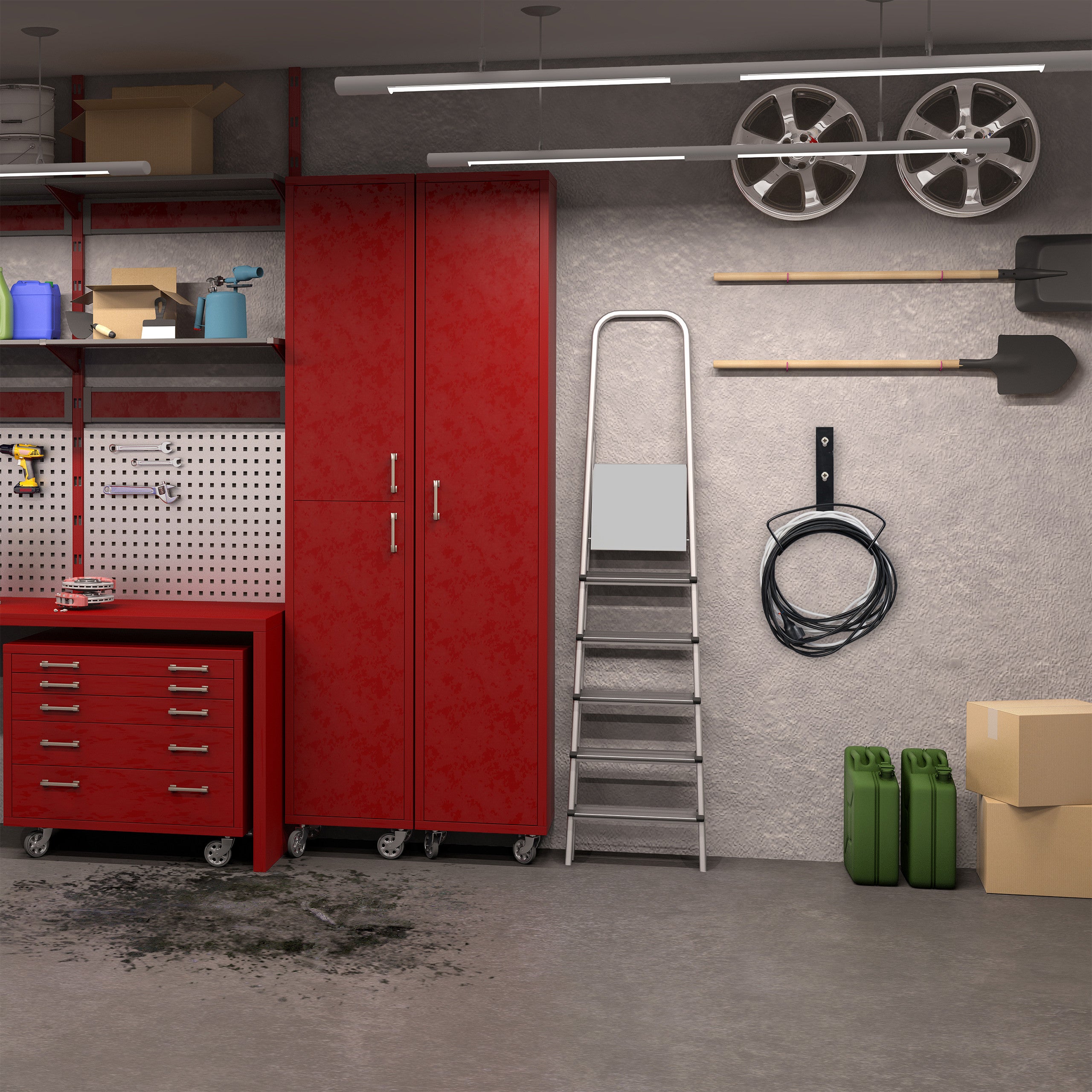 Support tuyau d’arrosage, pour 60 m & 5/8