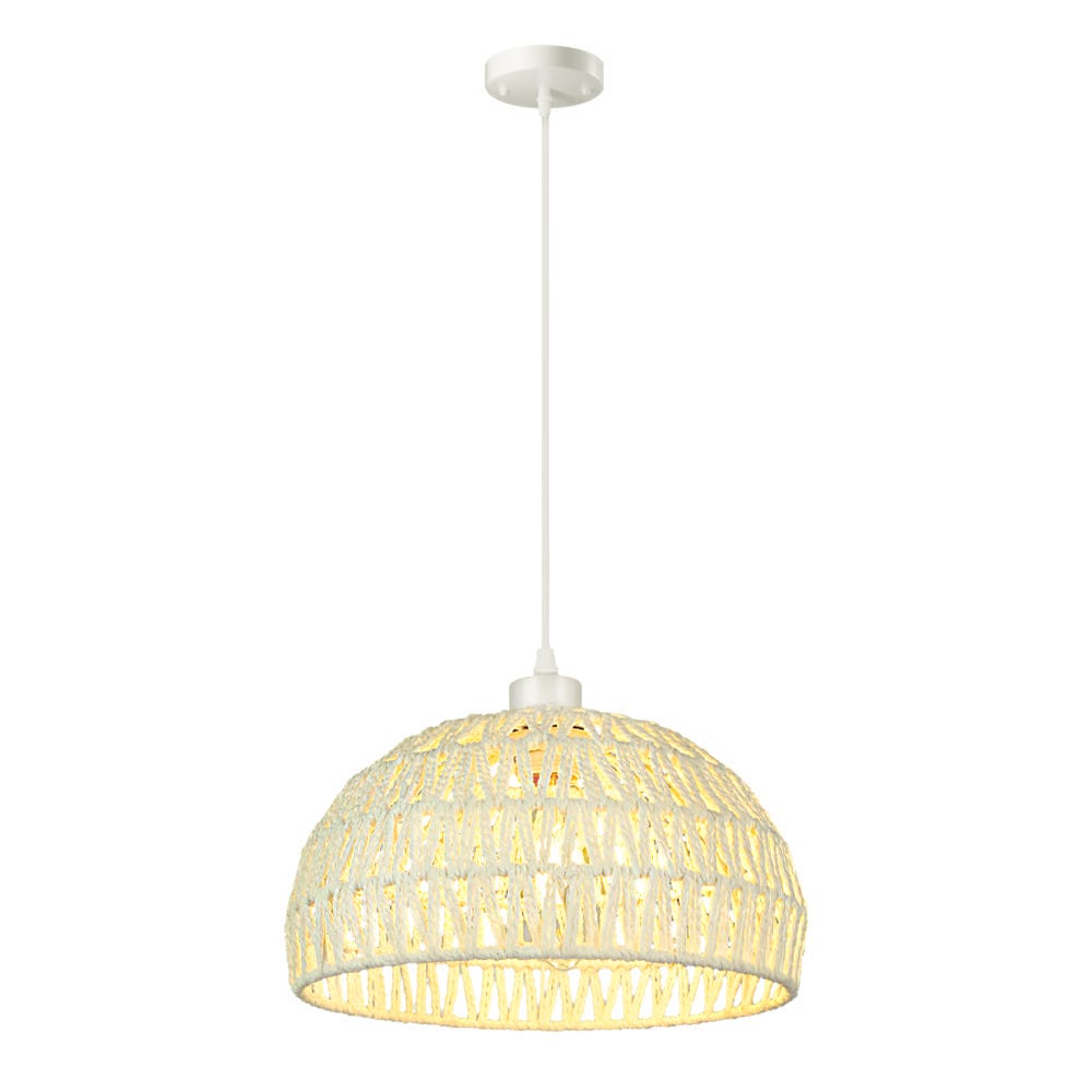 EcoGehen Lot de 3 lampes suspendues en rotin avec batterie - Pour l' extérieur et l'intérieur EcoGehen Lot de 3 lampes suspendues en rotin avec batterie - Pour l' extérieur et l'intérieur