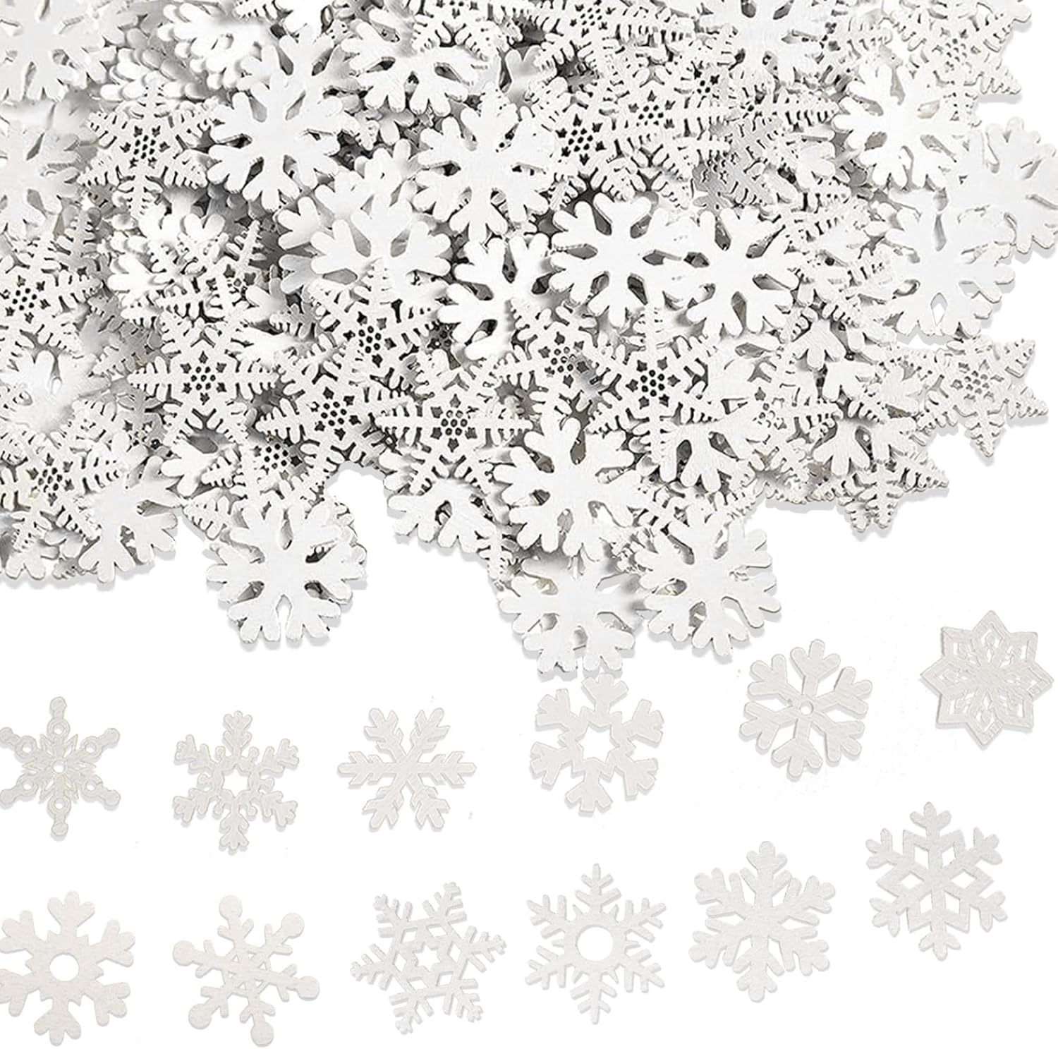 24 Pcs Fiocchi Neve Decorativi Di Decorazione Natalizia Da Appendere