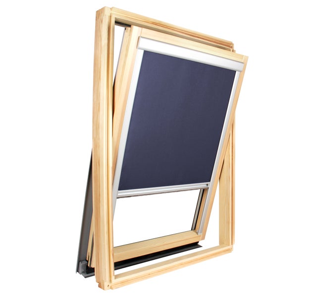 Store occultant compatible ROTO ® – vitrage 83,5 x 60 cm – Bleu