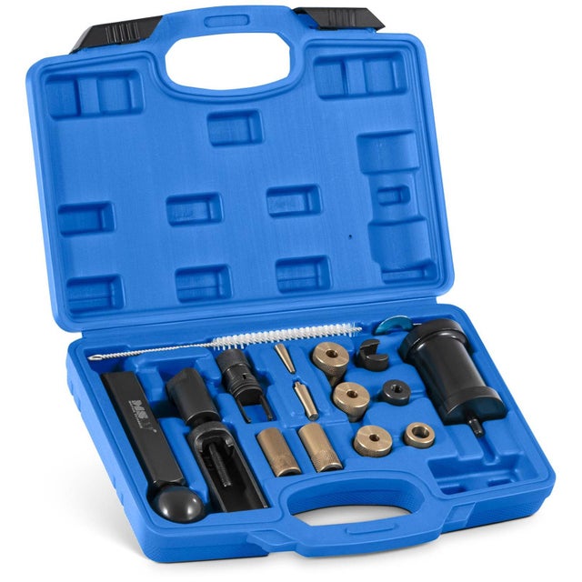 Extracteur d’injecteur - MSW - Matériaux : acier / laiton / nylon / mallette de transport : plastique (PE) - 18 pièces