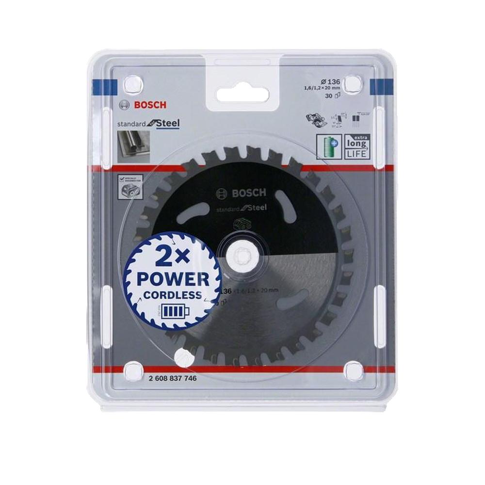 Lame de scie circulaire 136x1.6/1.2x20 Z30 Bosch - 3