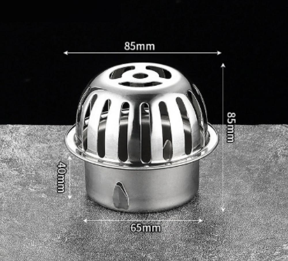 2 Filtri Grondaia In Acciaio Inox 304 - Diametro 100mm - Foto 12