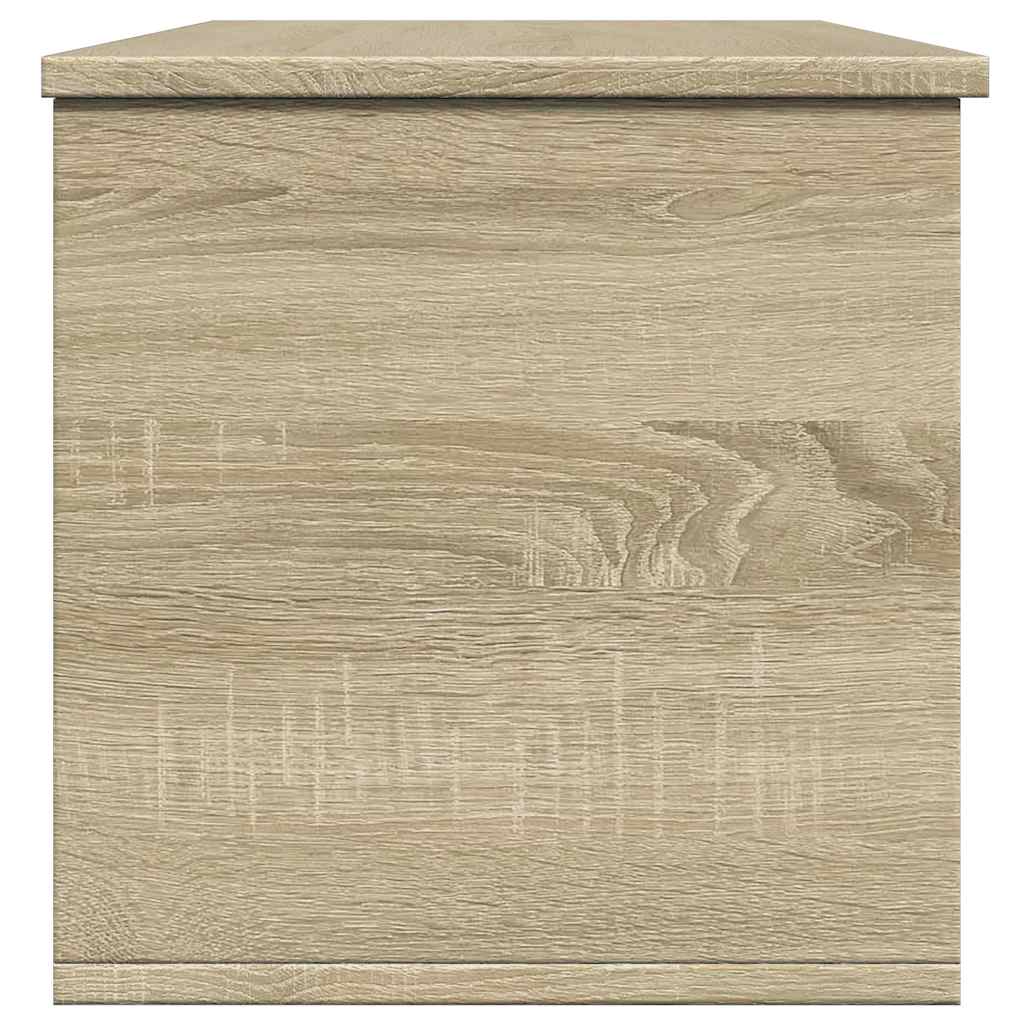 Coffre De Jardin - Boîte De Rangement Chêne Sonoma 102x35x35 Cm Bois D'ingénierie fr1227 - 5