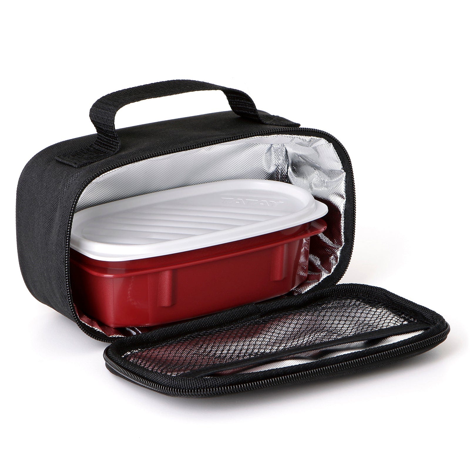 Borsa Termica Portapranzo Linkidea In Pelle Vegana - Donna, Nero, Grande Capacità, 35,5x18x14 Cm, Con Tracolla, Adatta A Lavoro E Picnic