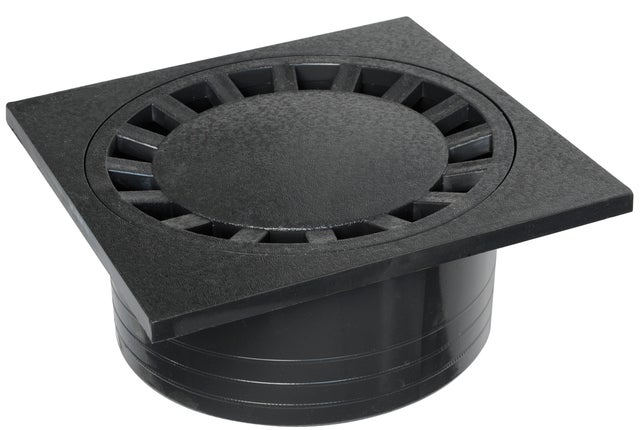 Siphon de cour PVC sortie Ø63-75-90 FIRST 200x200-Anthracite