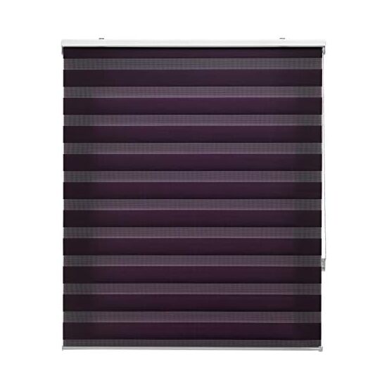Estor enrollable noche y día - estor noche y día tamaño 85x250 - estor noche y día color violeta | blindecor