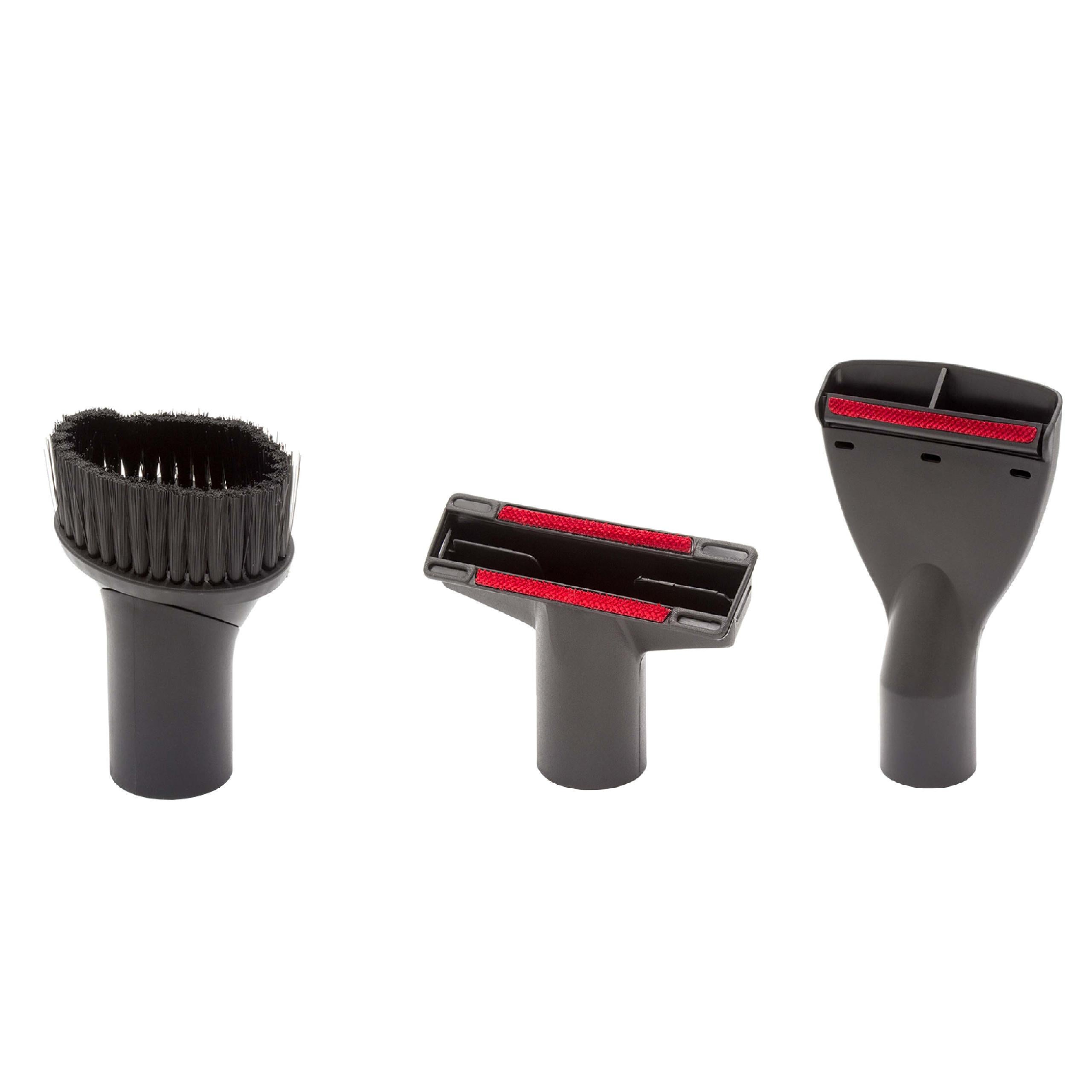 vhbw Lot de buses avec 5 pièces compatible avec Kärcher KNT 4 aspirateur - 35 mm gris / rouge / blanc - 2